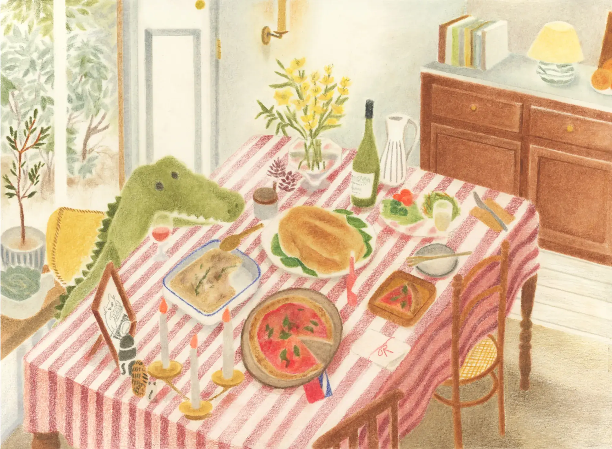 ワニイラスト