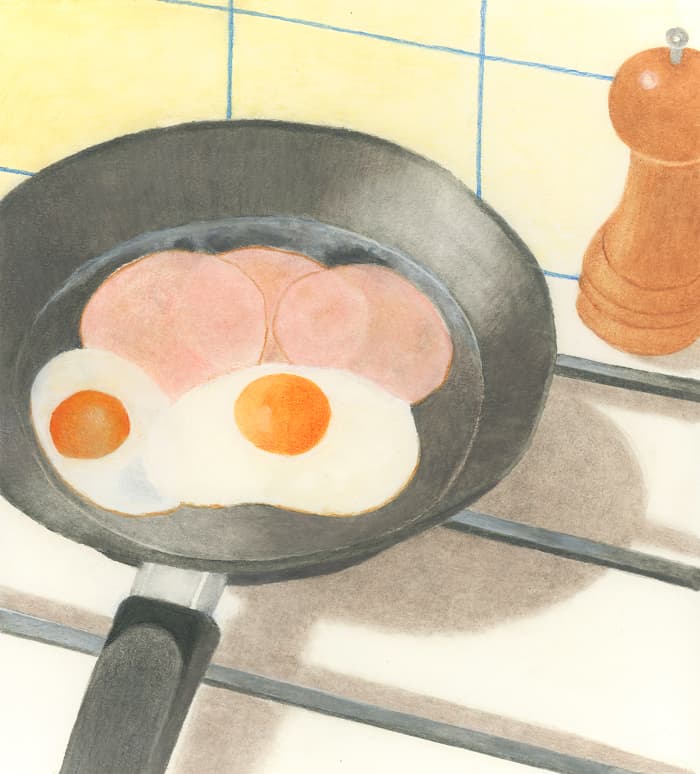 目玉焼きイラスト
