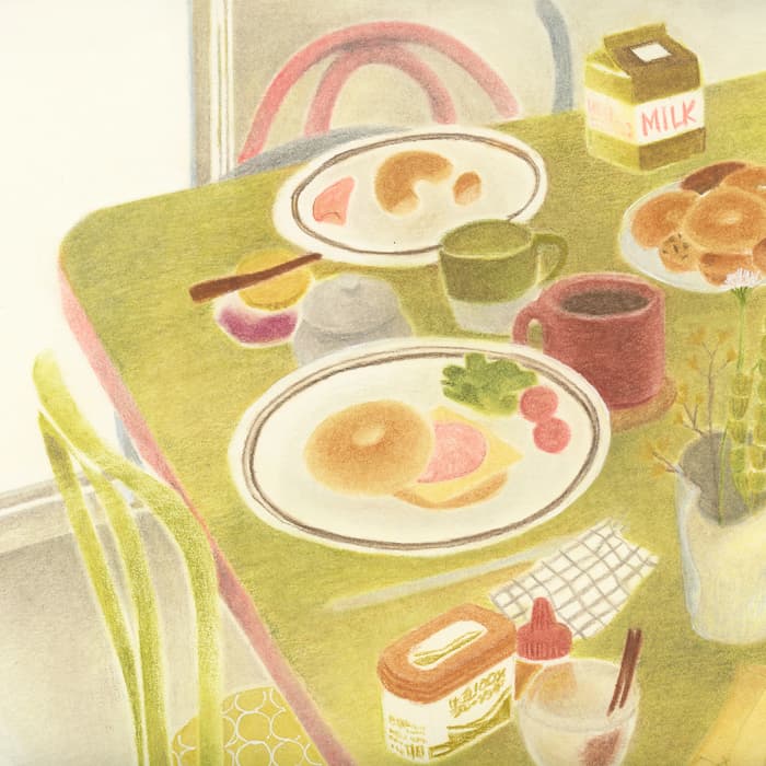 食卓イラスト