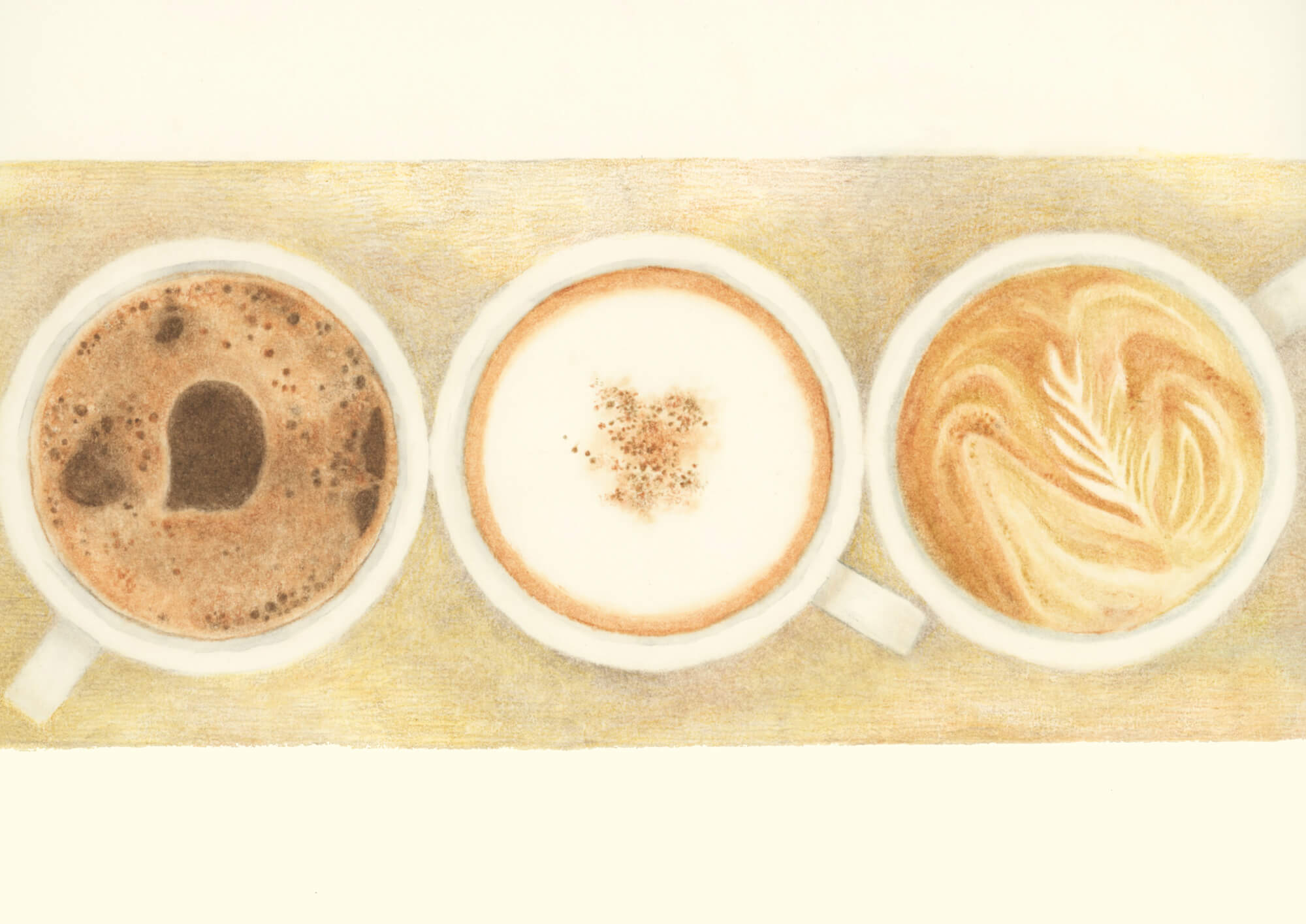 カフェラテイラスト