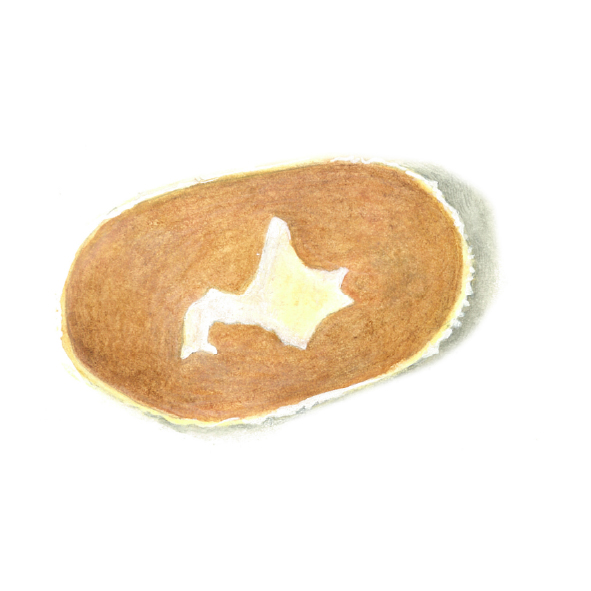 北海道チーズケーキイラスト