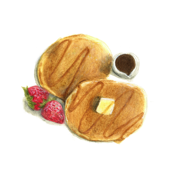 ホットケーキイラスト