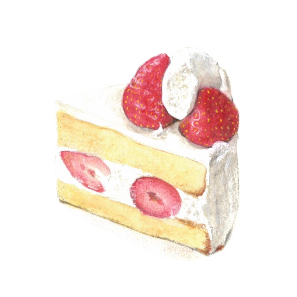 ショートケーキイラスト
