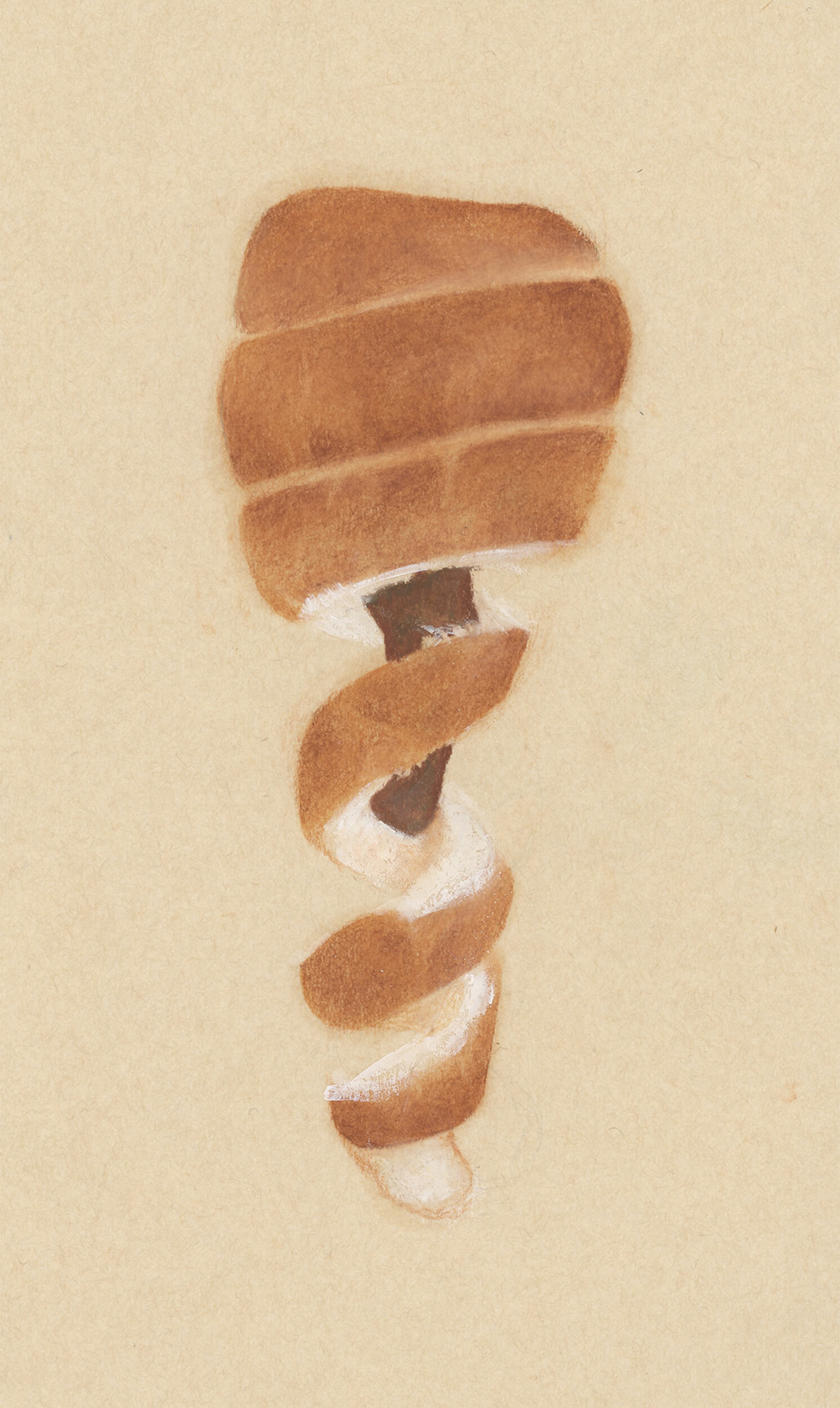 チョココロネイラスト