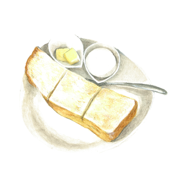 朝食イラスト