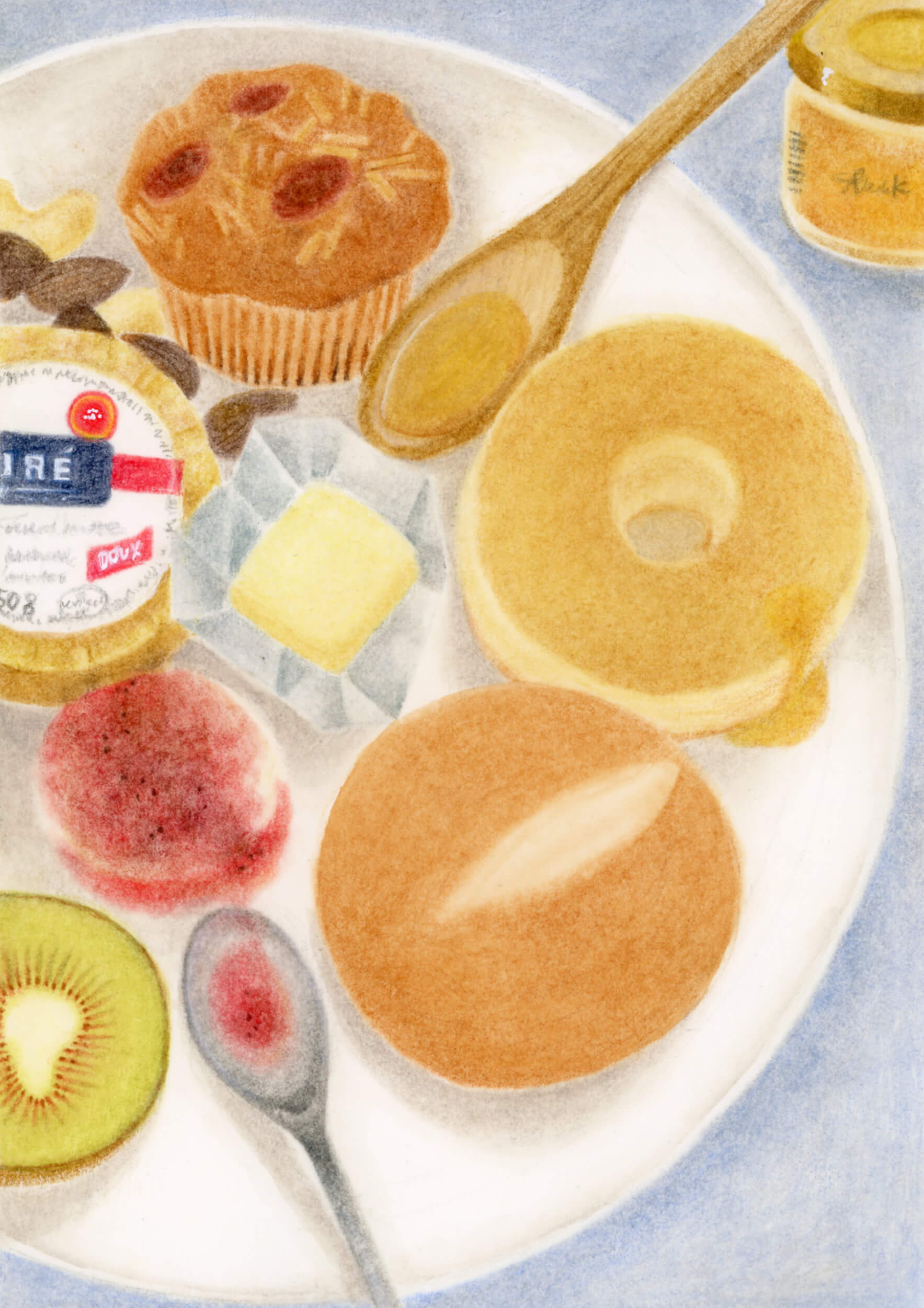 朝食イラスト