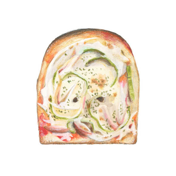 トーストイラスト