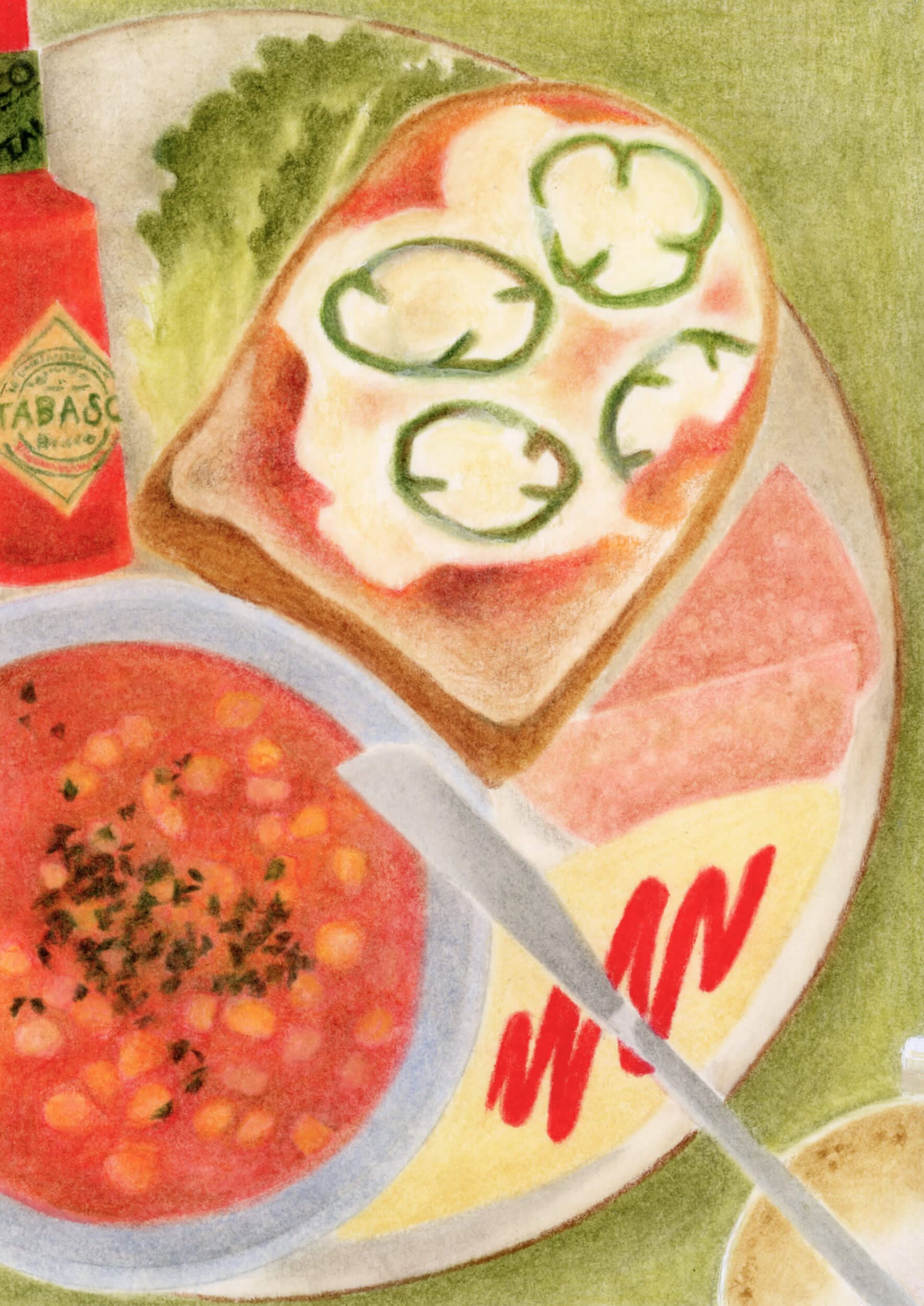 朝食イラスト