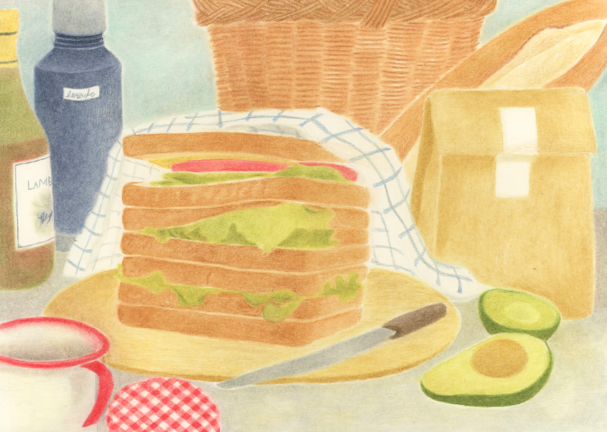 サンドイッチイラスト